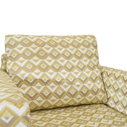 Cavendish Hester Accent Chair Fab Yellow/Beige