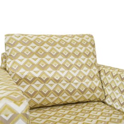 Cavendish Hester Accent Chair in Yellow/Beige Col