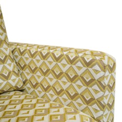 Cavendish Hester Accent Chair in Yellow/Beige Col