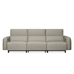 Bella Casa Fellini Recliner 3Str Fabric Taube