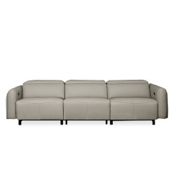 Bella Casa Fellini Recliner 3Str Fabric Taube