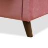 Pure Sleep Lana Bed 180x200 cm Pink Fabric