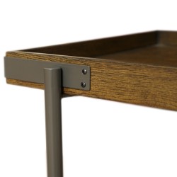 Cavendish Kyra Side Table Oak & Metal Leg