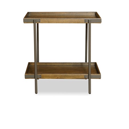 Cavendish Kyra Side Table Oak & Metal Leg