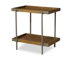 Cavendish Kyra Side Table Oak & Metal Leg