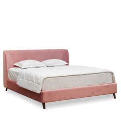 Pure Sleep Lana Bed 180x200 cm Pink Fabric