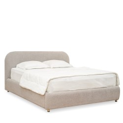 Pure Sleep Laurent Bed 180x200cm Fabric Boucle Grey