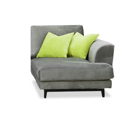 Bella Casa Nuela RHF Chaise Fabric Graphite