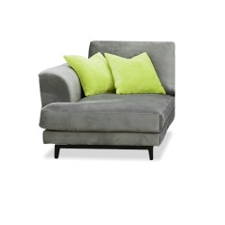 Bella Casa Nuela LHF Chaise Fabric Graphite