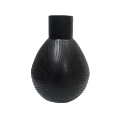 Bella Casa Vase Black 20x20x31 cm