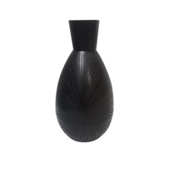 Bella Casa Vase Black 20x20x38cm