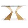 Kare Gloria Console Table Gold Ref 82379