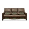 Bella Casa Voya 3 Seater Recliner Brown Colour