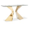 Kare Gloria Console Table Gold Ref 82379