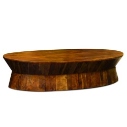 Bella Casa Dallas Coffee Table Walnut Solid Wood Ref FB-CFT-120