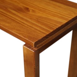Bella Casa Craft Console Solid Wood Garapa