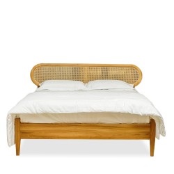 Bellla Casa Asmara Bed 160x200 cm Finish Teak Oil