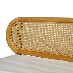 Bellla Casa Asmara Bed 160x200 cm Finish Teak Oil