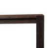Bella Casa Hattie Dining Table Finish Rustic Black Ebony