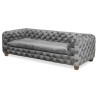 Desire 3 Seater in Silver Grey Col Fabric Ref 79616