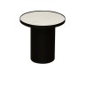 Bella Casa Krog Set of 2 Coffee Tables With Black Metal Base