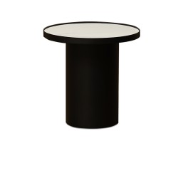 Bella Casa Krog Set of 2 Coffee Tables With Black Metal Base