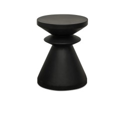 Bella Casa Chess Side Table Black