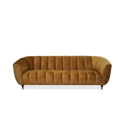 Kare Spectra 3 Seater in Peach Col Fabric