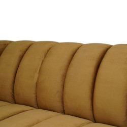 Kare Spectra 3 Seater in Peach Col Fabric