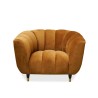 Kare Spectra 1 Seater in Peach Col Fabric