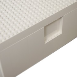 IKEA Bygglek Lego Box With Lid White Ref 10354208