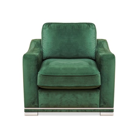 Cavendish Avenue Accent Chair in Green Col Fab