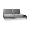 Bella Casa Nuela Sofa 3 Seater in Graphite Col Fab