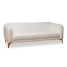 Bella Casa Camellia Sofa 3 Seater in Boucle White Fab