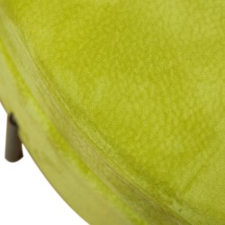 Bella Casa Nuela Armless Chair Fabric Apple Green