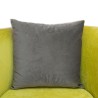 Bella Casa Nuela Armless Chair Fabric Apple Green