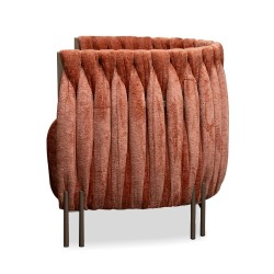 Bella Casa Anika ArmChair Paprika Col. Fabric