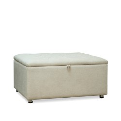 Cavendish Berlin Ottoman Soft Boucle Ice White