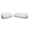 Bella Casa Bubble Sofa 3+2 Boucle White Fab