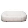 Bella Casa Bubble Sofa 3+2 Boucle White Fab