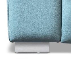 Bella Casa Cambr 3+2 Fabric Vegan Leather Blue