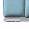Bella Casa Cambr 3+2 Fabric Vegan Leather Blue