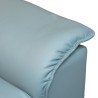 Bella Casa Cambria Sofa 3+2 Vegan Leather Blue