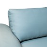 Bella Casa Cambr 3+2 Fabric Vegan Leather Blue