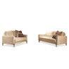 Bella Casa Andrea Sofa 3+2 In Beige Colour
