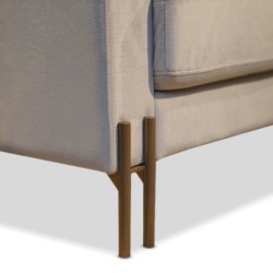 Bella Casa Andrea Sofa 3+2 In Beige Colour