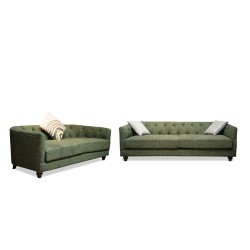 Cavendish Albert Sofa 3+2 Green Col Fabric