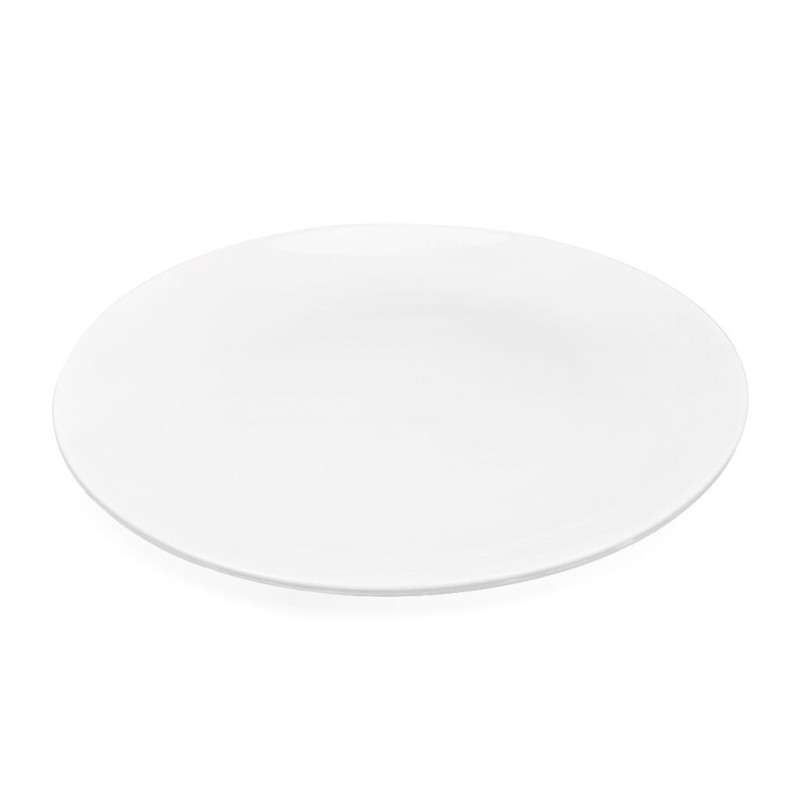 Cavendish Round Plate Shallow 12" White Porcelain