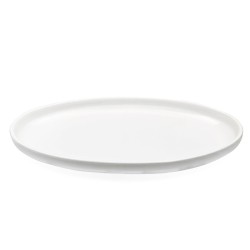 Cavendish Oval Plate Shallow 12" White Porcelain