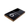 Kare Deco Object Domino Black 24x7cm 53962